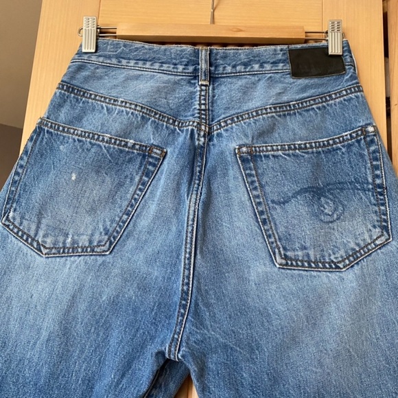 R13 Crossover straight leg jean Jasper blue - Picture 8 of 15